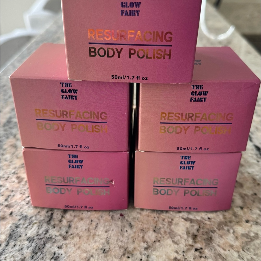 Glow fairy resurfacing body polish - new